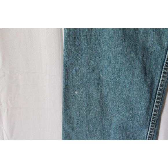 LEVIS 505 Men Jeans Size 34x34 Blue/Straight Leg/medium wash denim *Nice - Picture 8 of 10